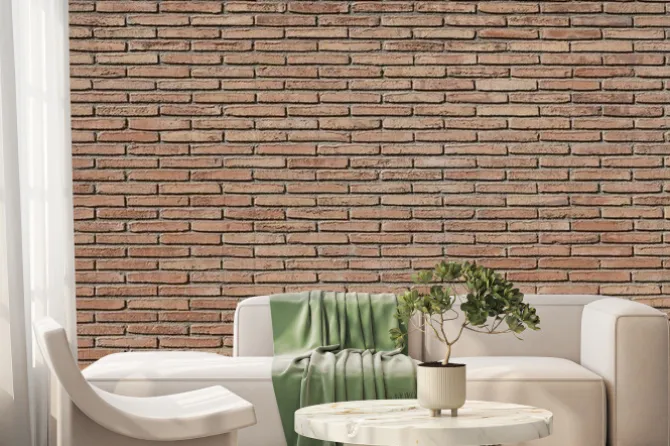 Fototapeta: Fondo con detalle y textura de superficie de pared de ladrillo