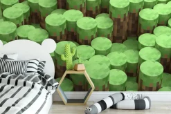 Fototapeta: Gamingowa geometria tło w nowoczesnym stylu