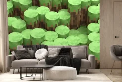 Fototapeta: Gamingowa geometria tło w nowoczesnym stylu