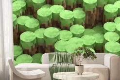 Fototapeta: Gamingowa geometria tło w nowoczesnym stylu