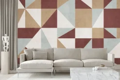 Fototapeta: Geometryczna abstrakcja w nowoczesnym stylu