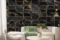 Fototapeta: Geometryczna mozaika w stylu art deco