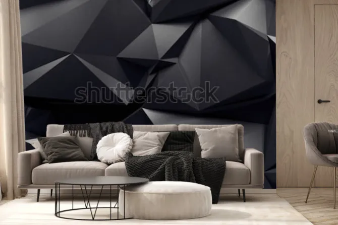 Fototapeta: Geometryczna struktura grafitu