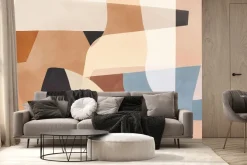 Fototapeta: Geometryczna tekstura z kształtami