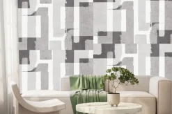 Fototapeta: Geometryczna tekstura w stylu skandynawskim