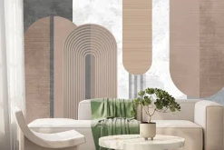 Fototapeta: Geometryczne kształty łuki