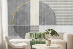 Fototapeta: Geometryczne kształty efekt betonu