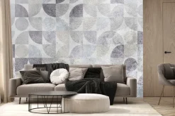 Fototapeta: Geometryczne szare kształty