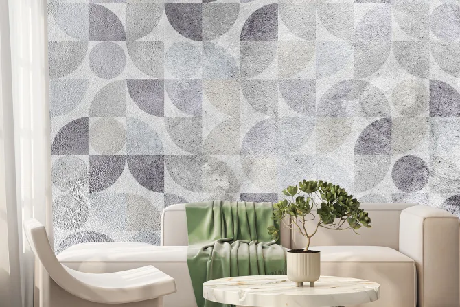 Fototapeta: Geometryczne szare kształty