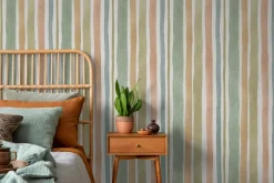 Fototapeta: Geometryczny wzór w kolorowe paski