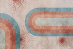 Fototapeta: Geometryczny wzór na betonowym tle