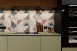 Fototapeta: Geometryczny wzór w motywie trójkątów