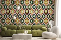 Fototapeta: Geometryczny wzór w stylu retro