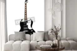 Fototapeta: Gibson solid black