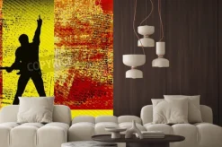 Fototapeta: Gig guide background ilustracja do guitar based koncerty i muzyki