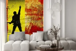 Fototapeta: Gig guide background ilustracja do guitar based koncerty i muzyki