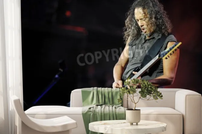 Fototapeta: Gitarzysta zespołu metallica kirk hammett