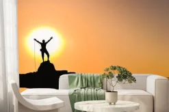 Fototapeta: Gündoğumunda macera ve keşif tutkusu