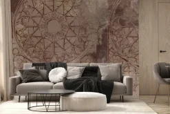 Fototapeta: Gotycki witraż w stylu vintage