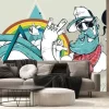 Fototapeta: Graffiti hipster