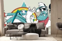 Fototapeta: Graffiti hipster