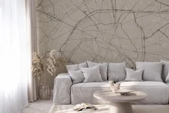 Fototapeta: Graficzne przedstawienie mapy paryża