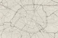 Fototapeta: Graficzne przedstawienie mapy paryża