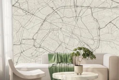 Fototapeta: Graficzne przedstawienie mapy paryża