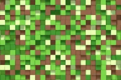 Fototapeta: Graficzne tło 3d z elementami świata gier komputerowych