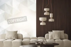 Fototapeta: Grafika z geometrycznym jasnym wzorem