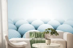 Fototapeta: Group of golf balls close up