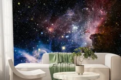 Fototapeta: Gwiezdna mgławica i pył w kosmosie