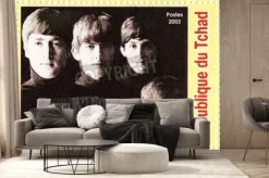 Fototapeta: Gwinea - około 2003: the beatles - 1980 słynny musical grupa