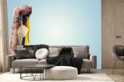 Fototapeta: Hands tighten medal