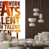 Fototapeta: Hard work beats talent when talent doesnt work hard. motivational