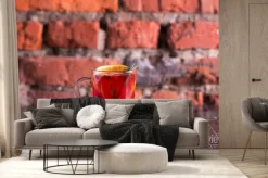 Fototapeta: Herbata ziołowa z rozmarynem i owoców