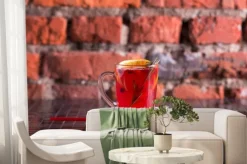 Fototapeta: Herbata ziołowa z rozmarynem i owoców