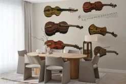 Fototapeta: Historyczne skrzypce i wiolonczele