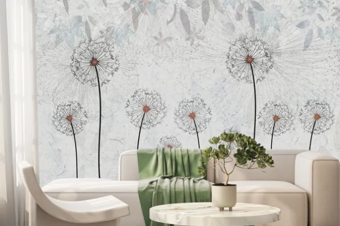 Fototapeta: Ilustracja dmuchawców