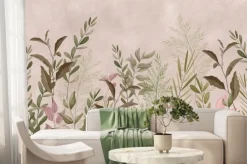 Fototapeta: Ilustracja roślin w stylu vintage