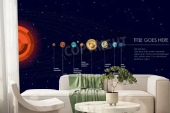 Fototapeta: Ilustracja układ słoneczny