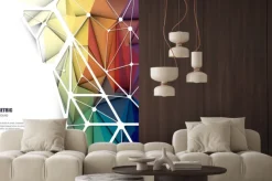 Fototapeta: Ilustracji wektorowych abstract 3d geometryczne, kanciaste, trójkąt