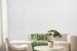 Fototapeta: Imitacja białej cegły o jednolitej fakturze