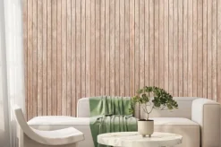 Fototapeta: Imitacja drewnianej boazerii