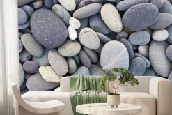 Fototapeta: Imitacja gładkich kamieni wzór