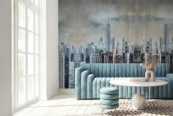 Fototapeta: Imitacja malowanego miasta usa