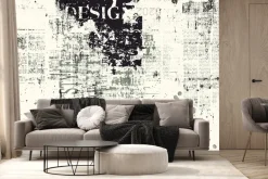 Fototapeta: Imitacja starej brudnej gazety