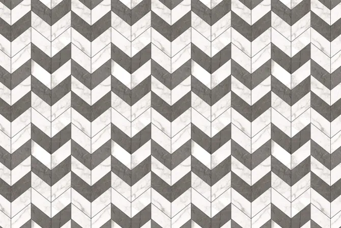 Fototapeta: Imitacja szarych i białych płytek