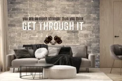 Fototapeta: Inspiracja cytat: jesteś o wiele silniejsza niż myślisz, get