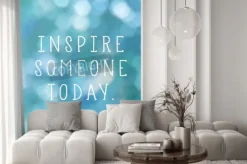 Fototapeta: Inspirujące cytaty na bokeh światła